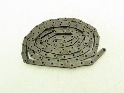 C-2050 Double Pitch Hollow Pin Roller Chain Conveyer 1.25" 10 Ft Length