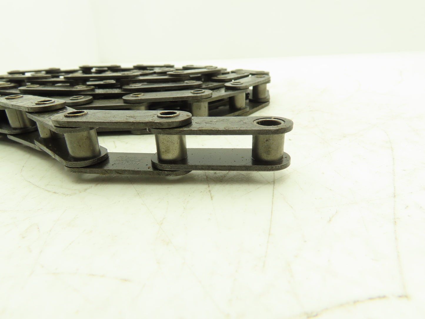 C-2050 Double Pitch Hollow Pin Roller Chain Conveyer 1.25" 10 Ft Length