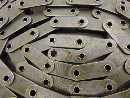 C-2050 Double Pitch Hollow Pin Roller Chain Conveyer 1.25" 10 Ft Length