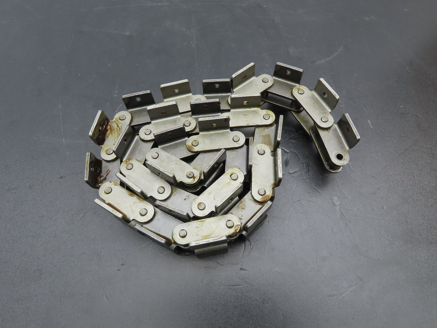 HKK C2060H Conveyor Attachment Roller Chain 1.5" Dbl Pitch 41"L  Lot of 8pcs