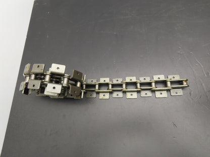 HKK C2060H Conveyor Attachment Roller Chain 1.5" Dbl Pitch 41"L  Lot of 8pcs