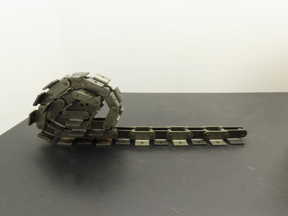 HKK C2060H Conveyor Attachment Roller Chain 1.5" Dbl Pitch 41"L  Lot of 8pcs