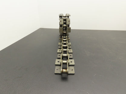 HKK C2060H Conveyor Attachment Roller Chain 1.5" Dbl Pitch 41"L  Lot of 8pcs
