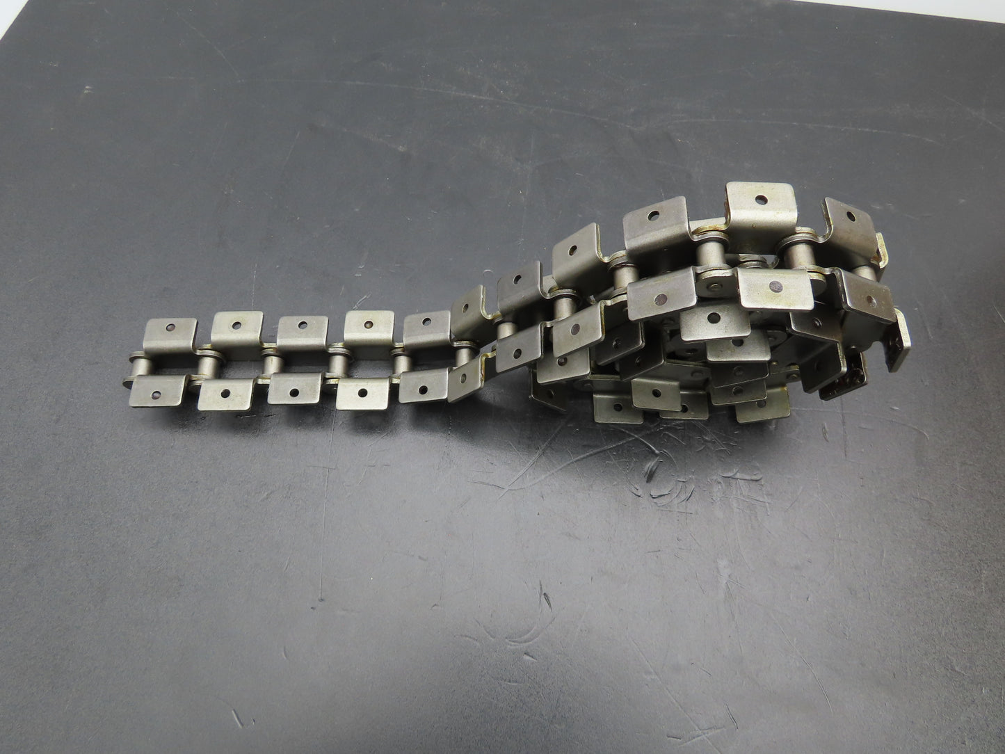 HKK C2060H Conveyor Attachment Roller Chain 1.5" Dbl Pitch 41"L  Lot of 8pcs