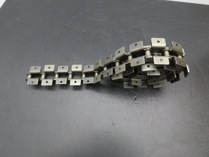 HKK C2060H Conveyor Attachment Roller Chain 1.5" Dbl Pitch 41"L  Lot of 8pcs