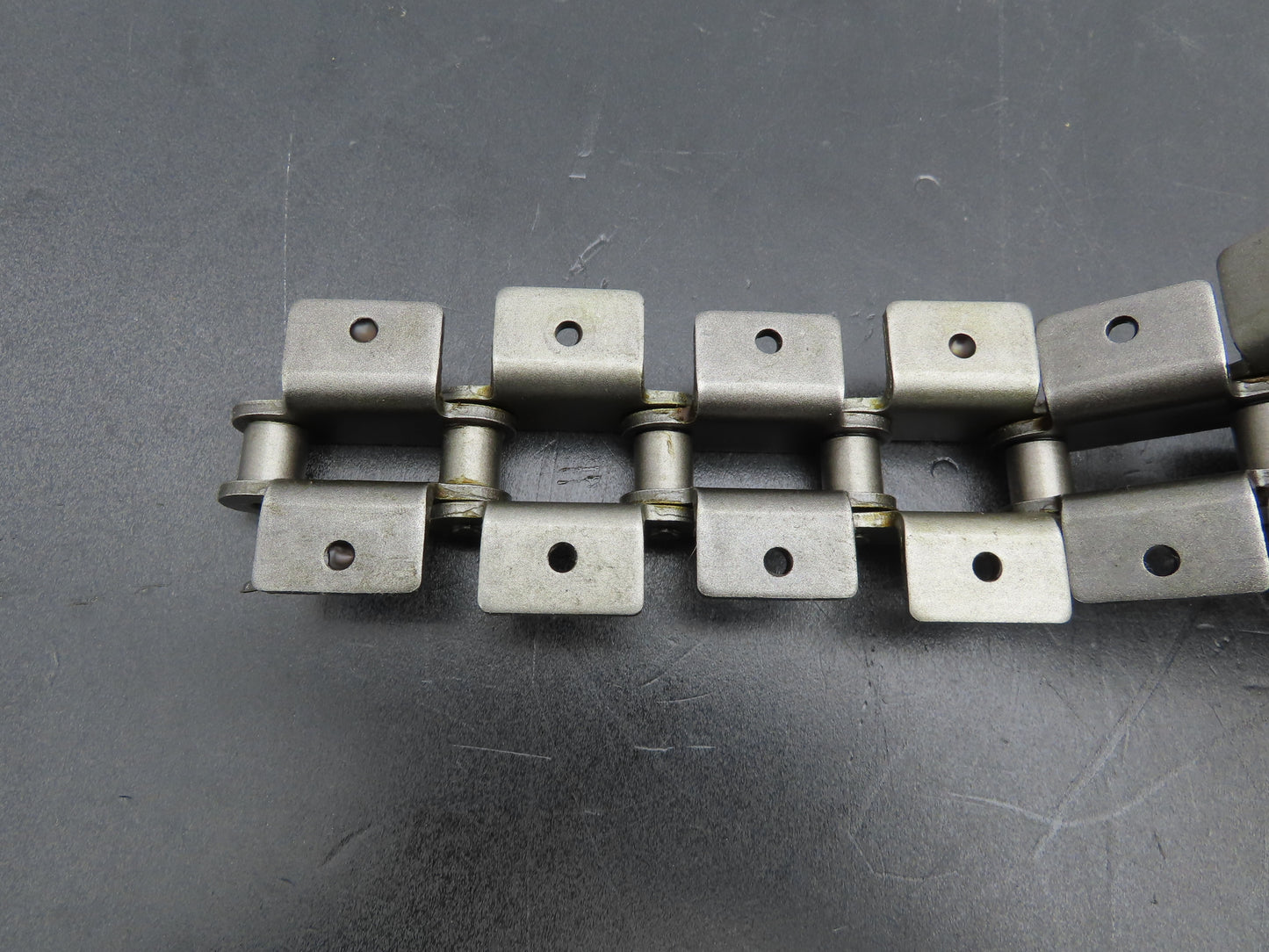 HKK C2060H Conveyor Attachment Roller Chain 1.5" Dbl Pitch 41"L  Lot of 8pcs