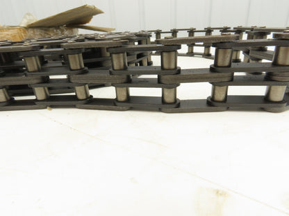 RF2060-2 Double Strand Roller Chain 1-1/2" Double Pitch 10' Length Lot of 2