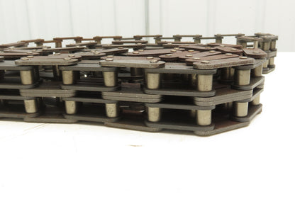 RF2060-2 Double Strand Roller Chain 1-1/2" Double Pitch 10' Length Lot of 2