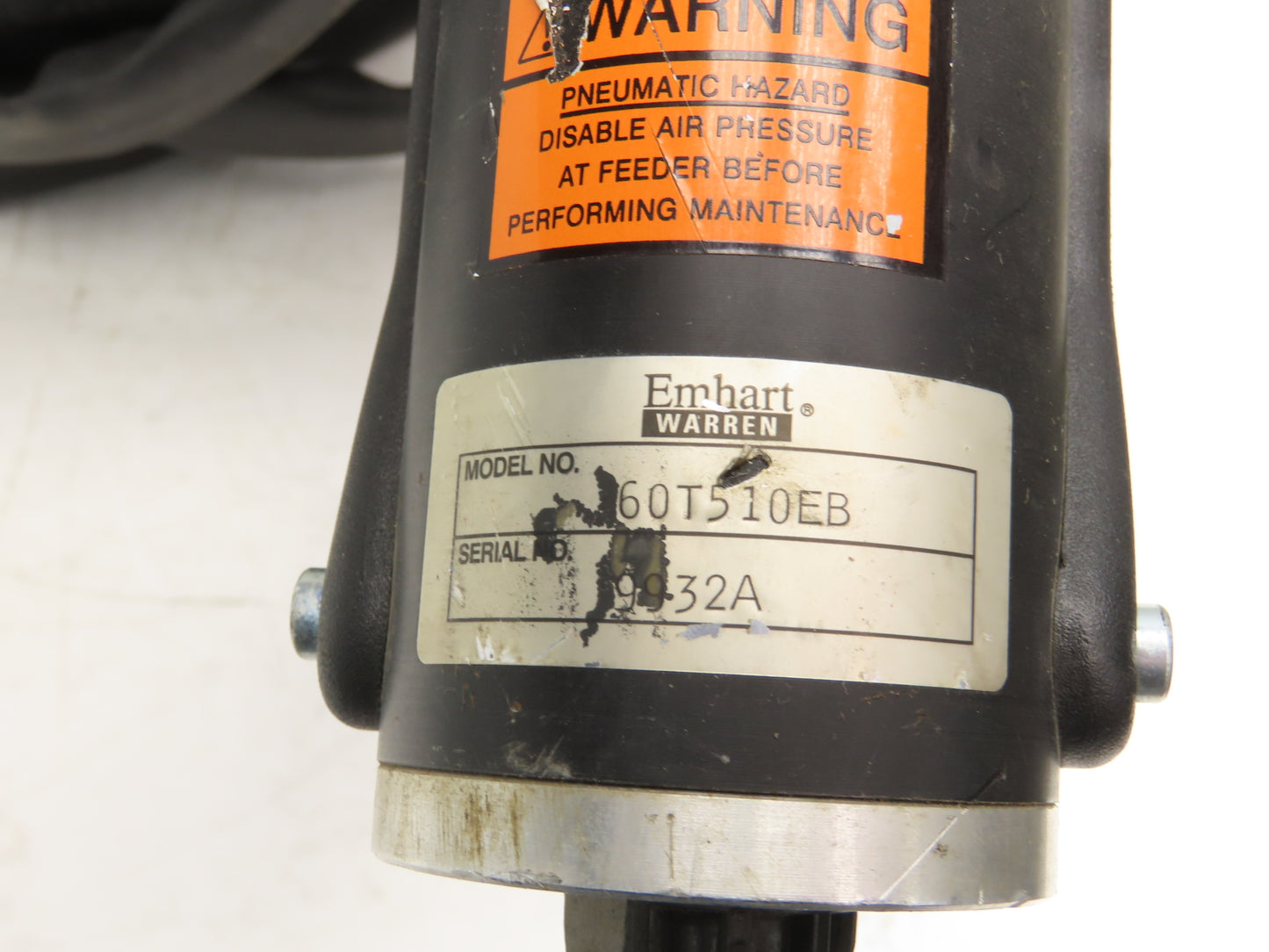 Emhart Warren 60T510EB Warren Stud Welding Gun PLM Type With 30' Cable Whip