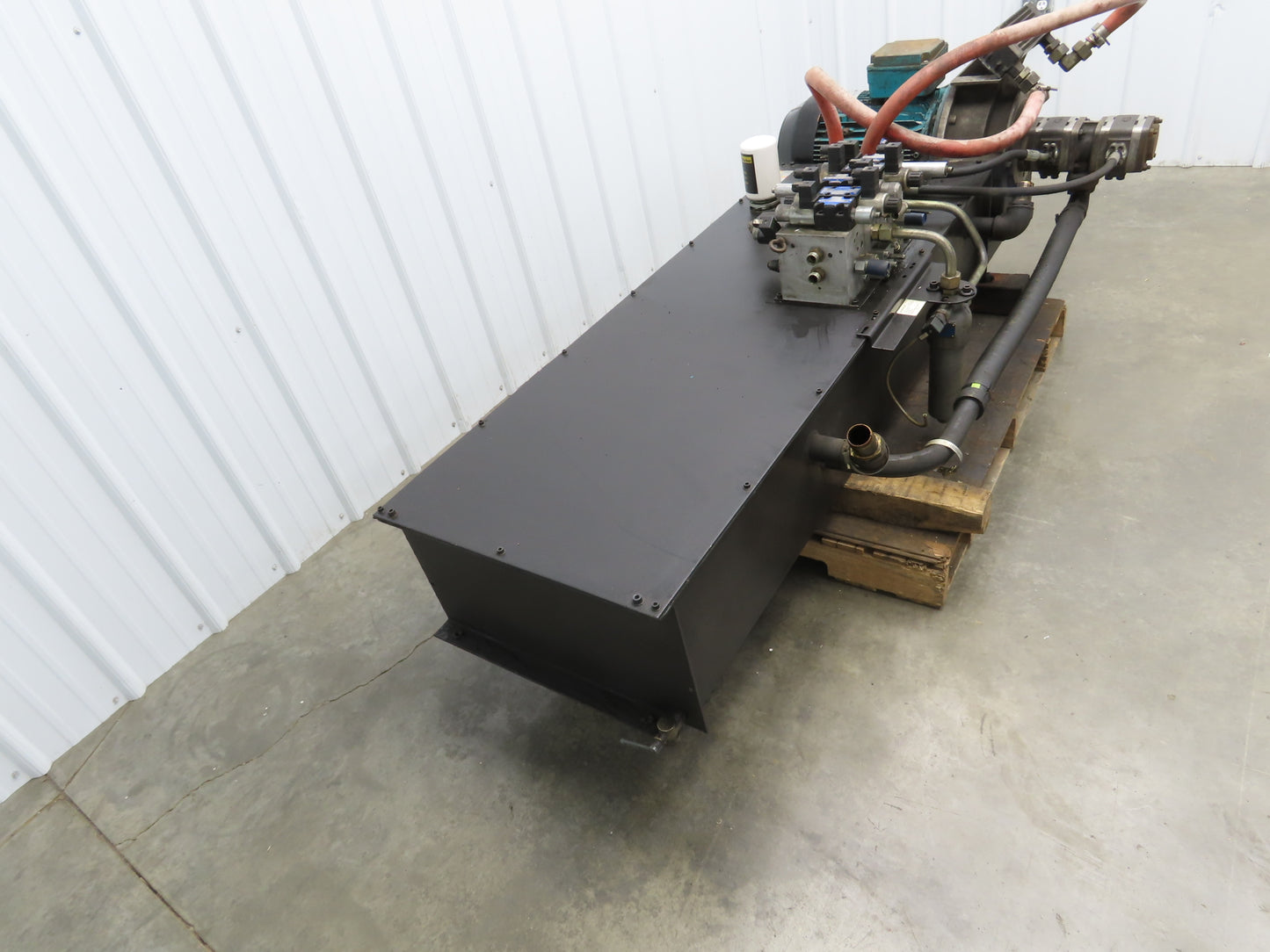 Voith 2-Pump Hydraulic Power Unit 50 Gal 6 GPM 5000 PSI 40Hp 480V