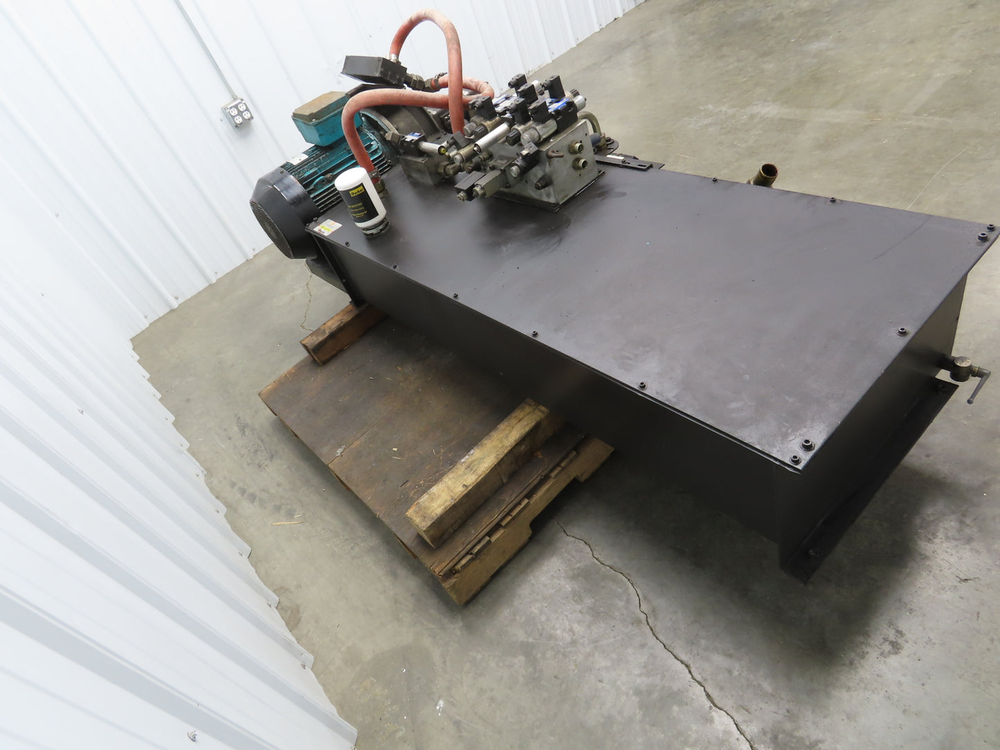 Voith 2-Pump Hydraulic Power Unit 50 Gal 6 GPM 5000 PSI 40Hp 480V