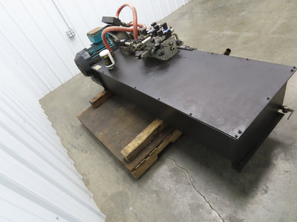 Voith 2-Pump Hydraulic Power Unit 50 Gal 6 GPM 5000 PSI 40Hp 480V