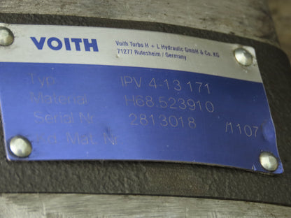 Voith 2-Pump Hydraulic Power Unit 50 Gal 6 GPM 5000 PSI 40Hp 480V