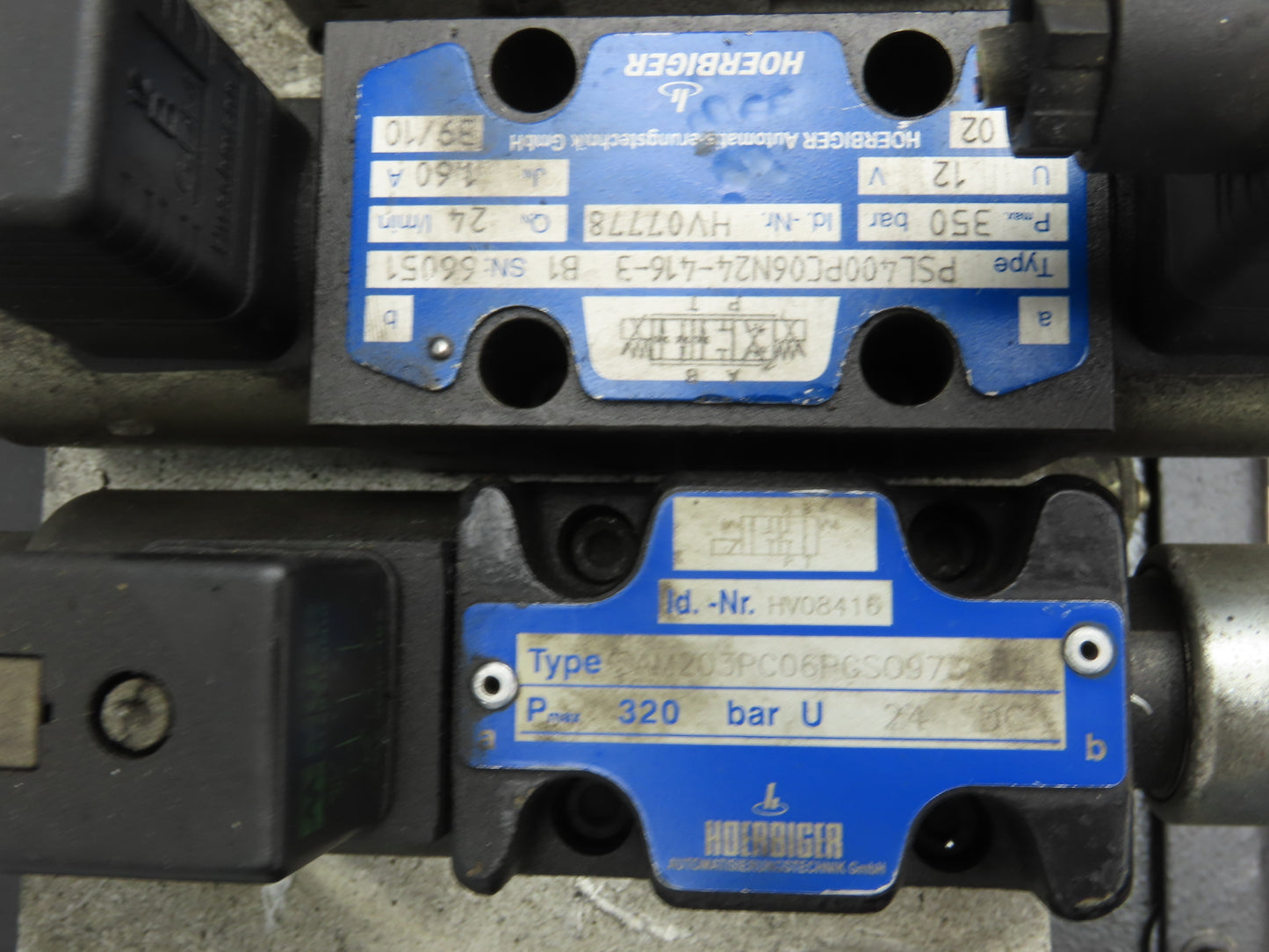 Voith 2-Pump Hydraulic Power Unit 50 Gal 6 GPM 5000 PSI 40Hp 480V