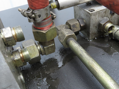 Voith 2-Pump Hydraulic Power Unit 50 Gal 6 GPM 5000 PSI 40Hp 480V
