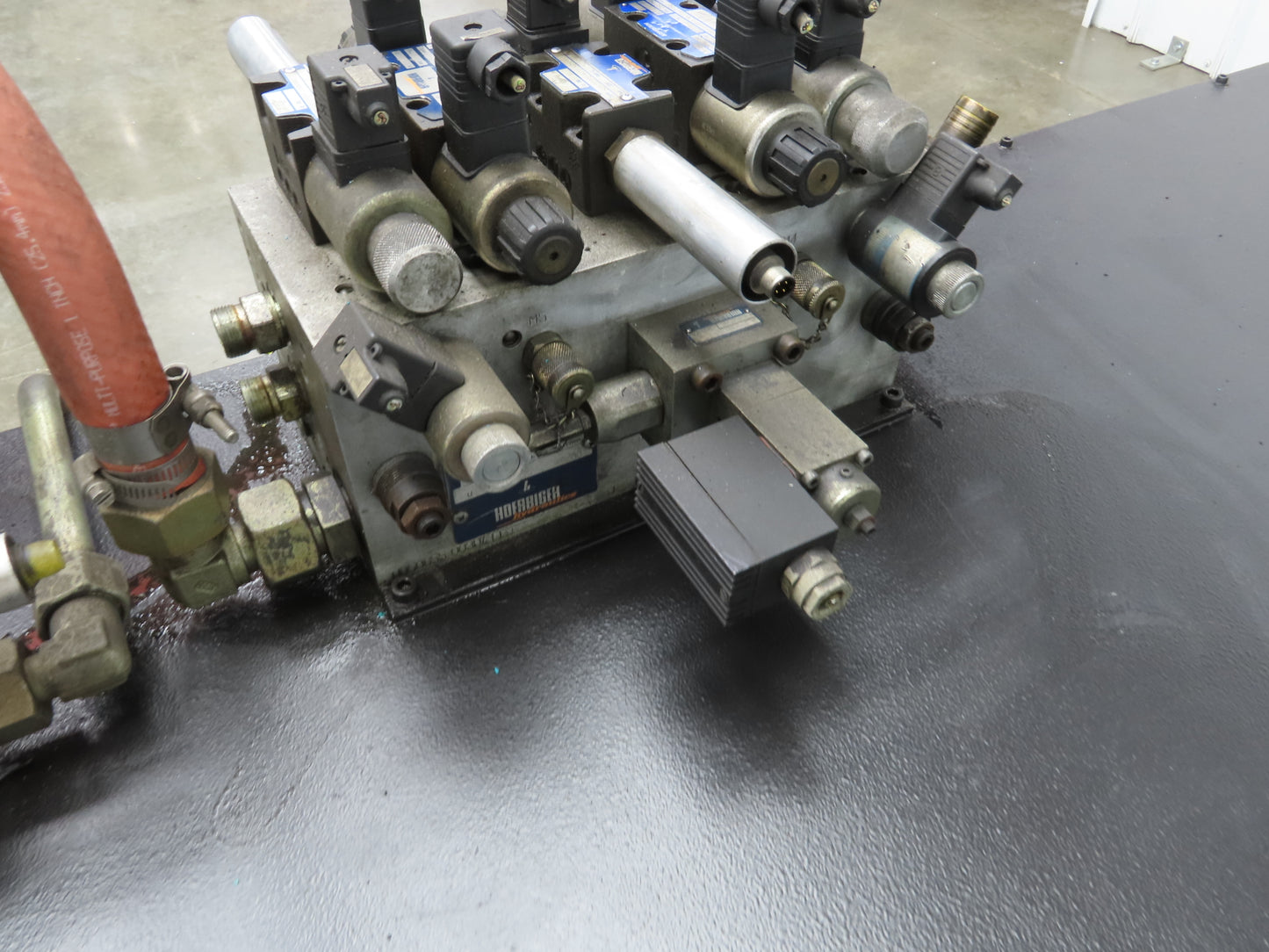 Voith 2-Pump Hydraulic Power Unit 50 Gal 6 GPM 5000 PSI 40Hp 480V