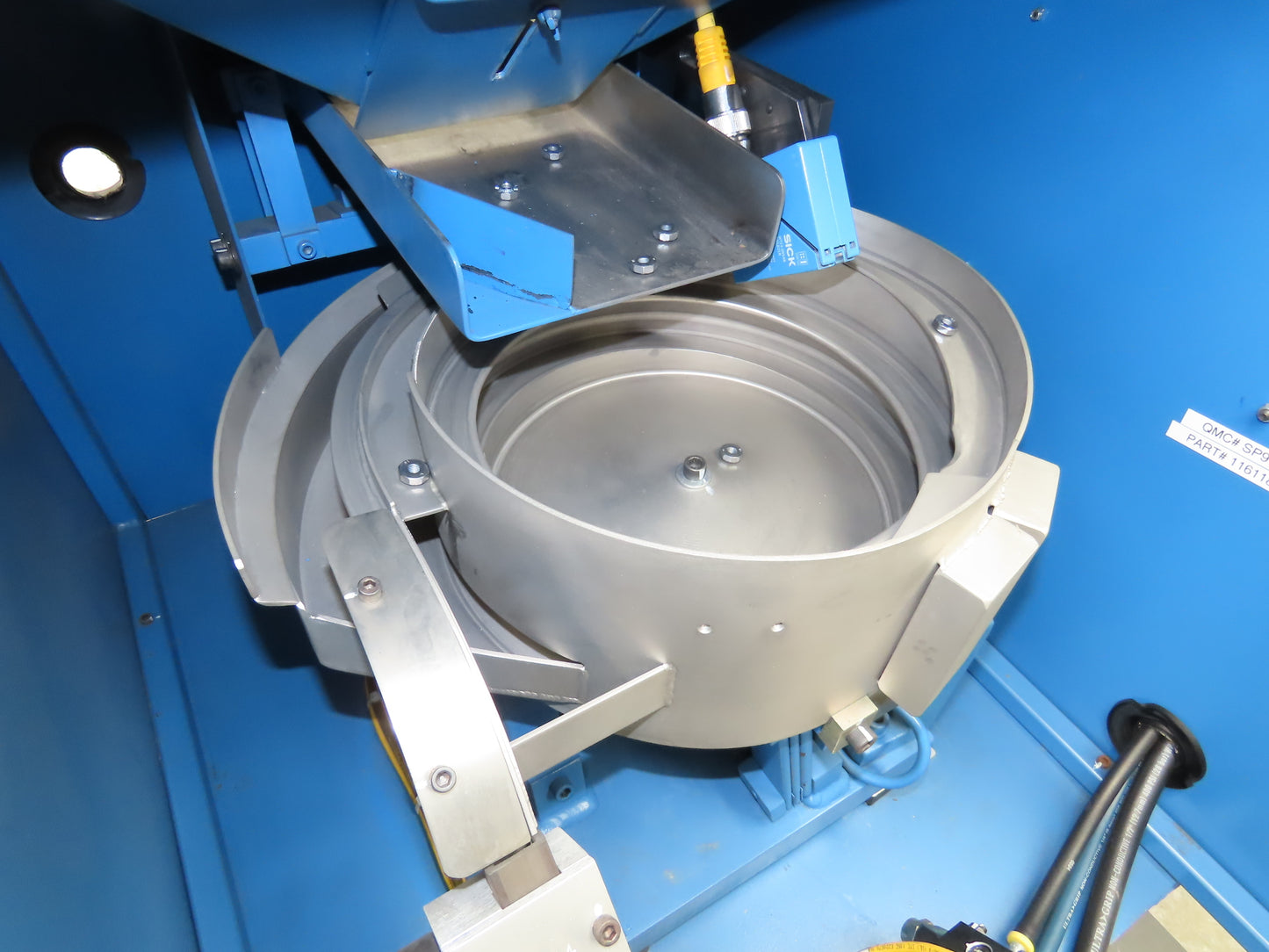 MTS Vibratory Bowl Feeder 12" Base Small Parts Sorter 9/16" Nut Rotator