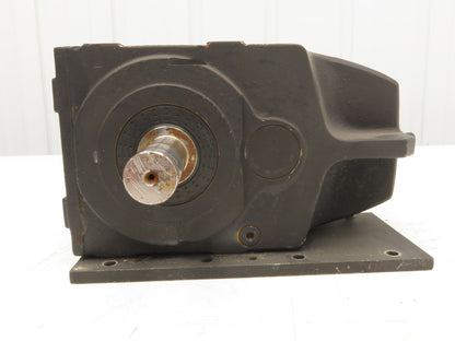 FG220S01 Gearbox Reducer 9.864 Ratio Dual Output Shaft IEC 63 Motor Adapter