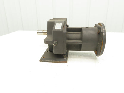 FG220S01 Gearbox Reducer 9.864 Ratio Dual Output Shaft IEC 63 Motor Adapter