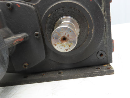 FG220S01 Gearbox Reducer 9.864 Ratio Dual Output Shaft IEC 63 Motor Adapter