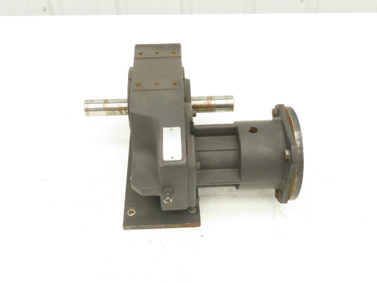 FG220S01 Gearbox Reducer 9.864 Ratio Dual Output Shaft IEC 63 Motor Adapter