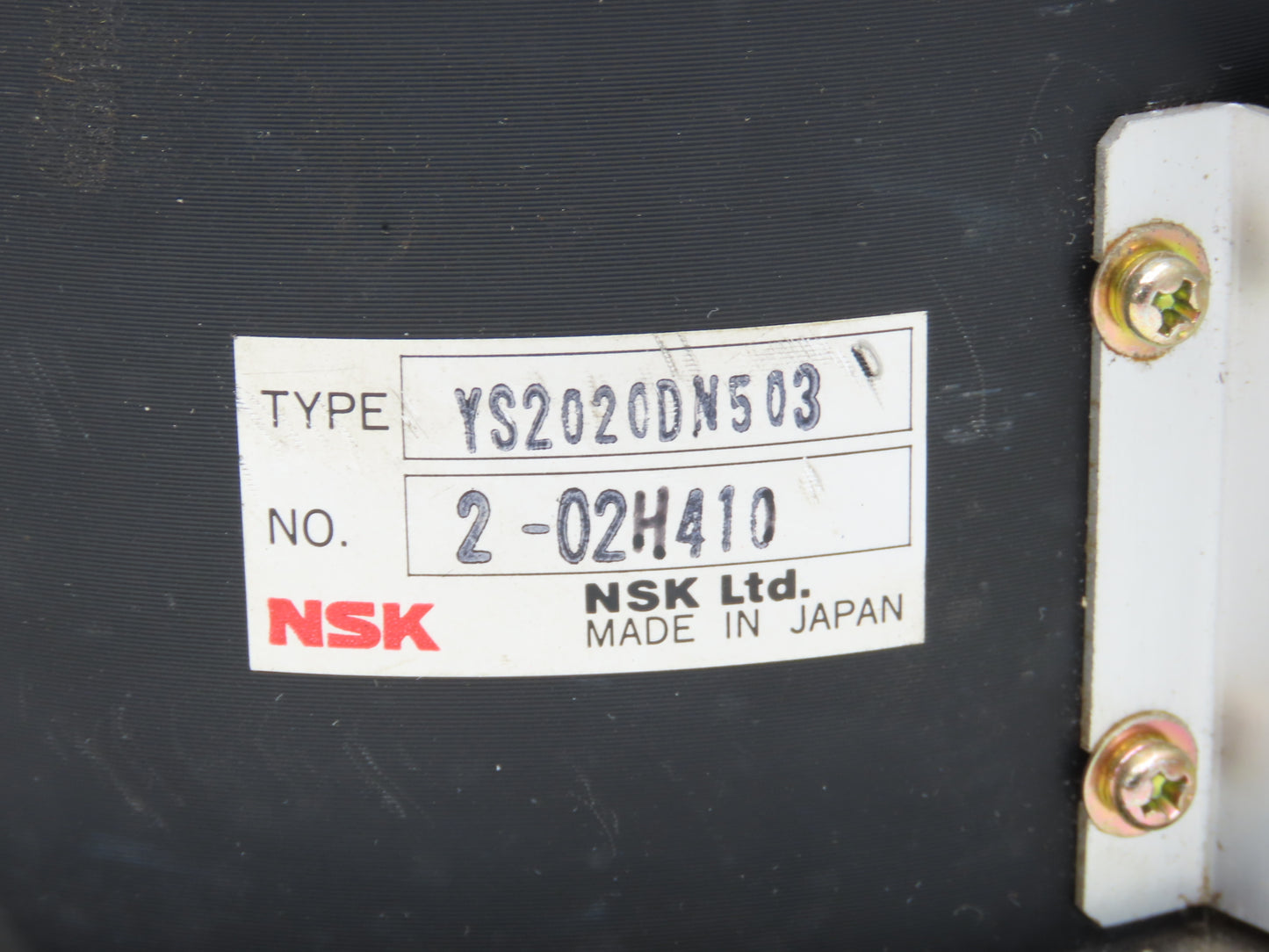 NSK YS2020DN503 Megatorque Servo Motor 30mm ID 190mm Flange 3" Extension w Brg