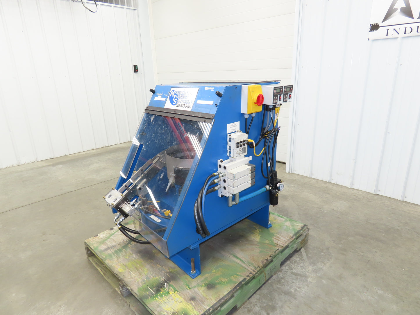 MTS Vibratory Bowl Feeder 15" Base Small Parts Sorter 1/4" Pop Rivet Rodix 120V