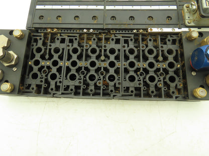 Burkert 6517 Pneumatic Solenoid Valve 8-Station Manifold 191288F
