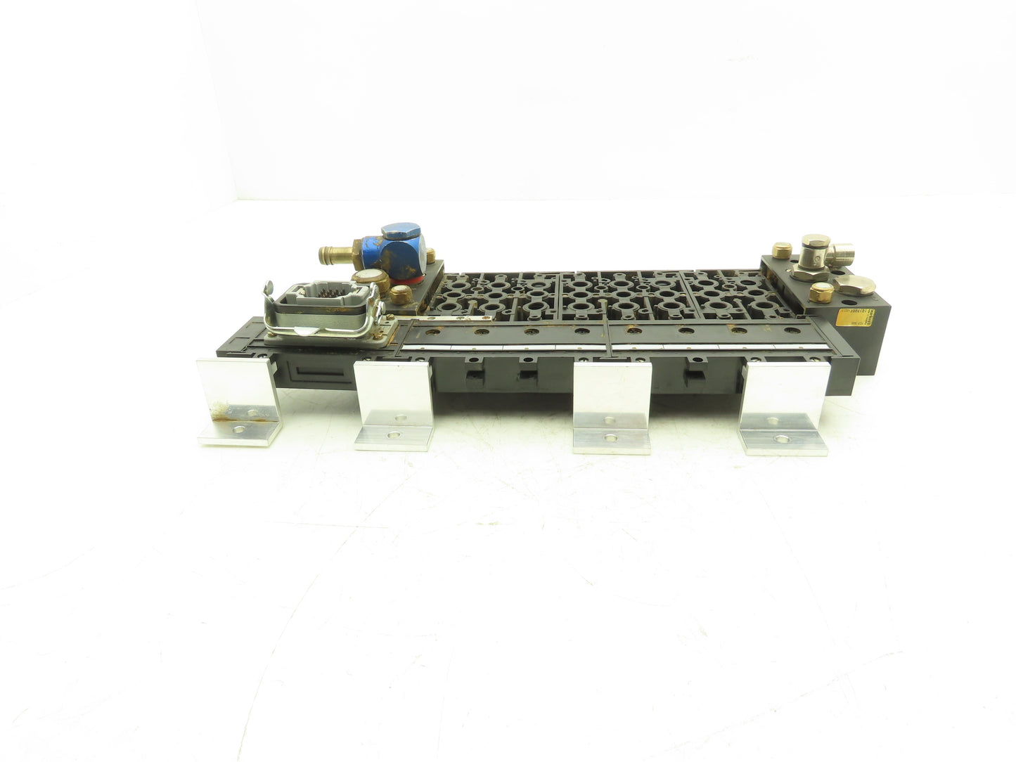Burkert 6517 Pneumatic Solenoid Valve 8-Station Manifold 191288F