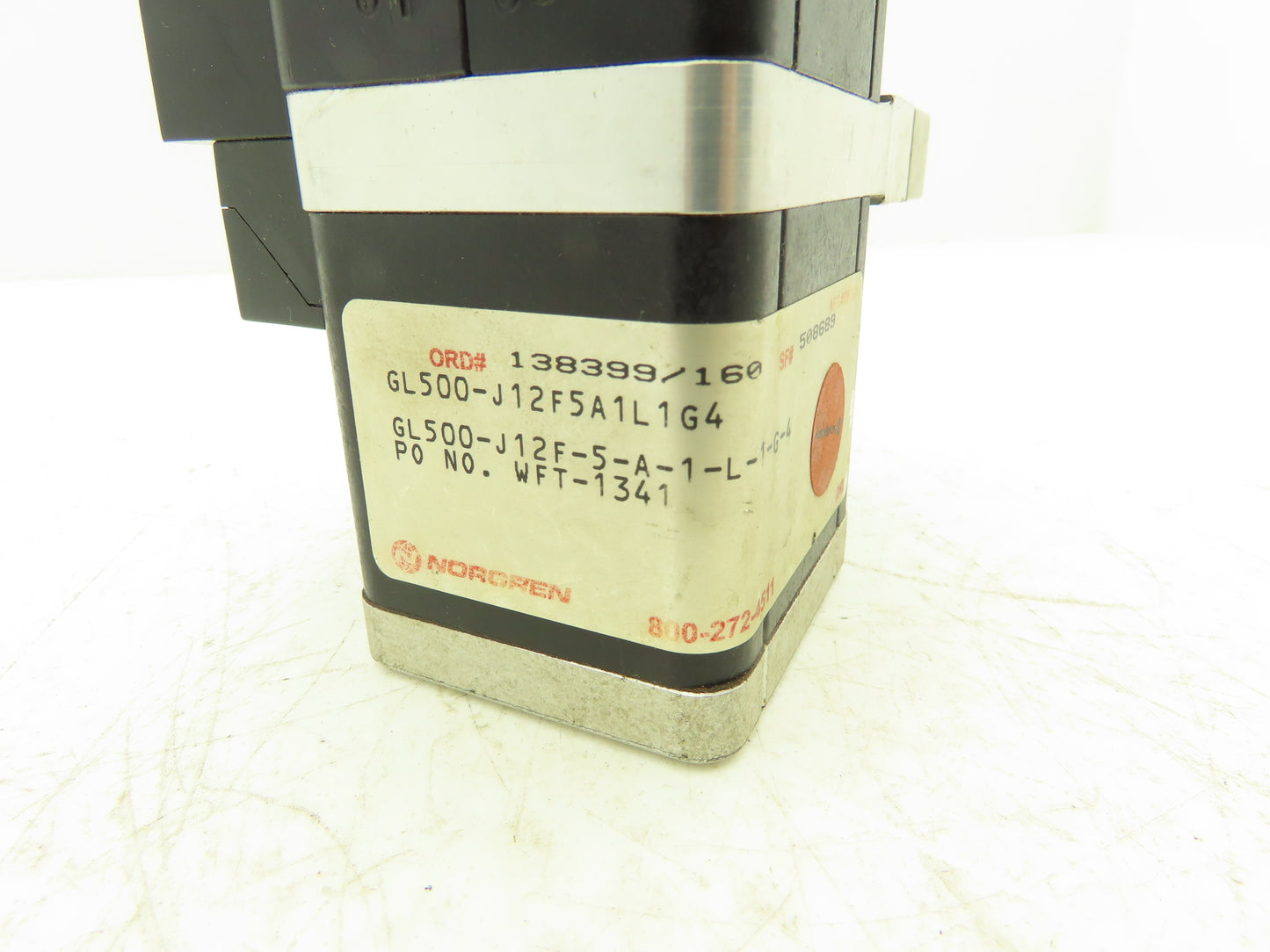 Norgren GL500-J12F5A1L1G4 Pneumatic Gripper Grip-Lok Single Arm Clamp