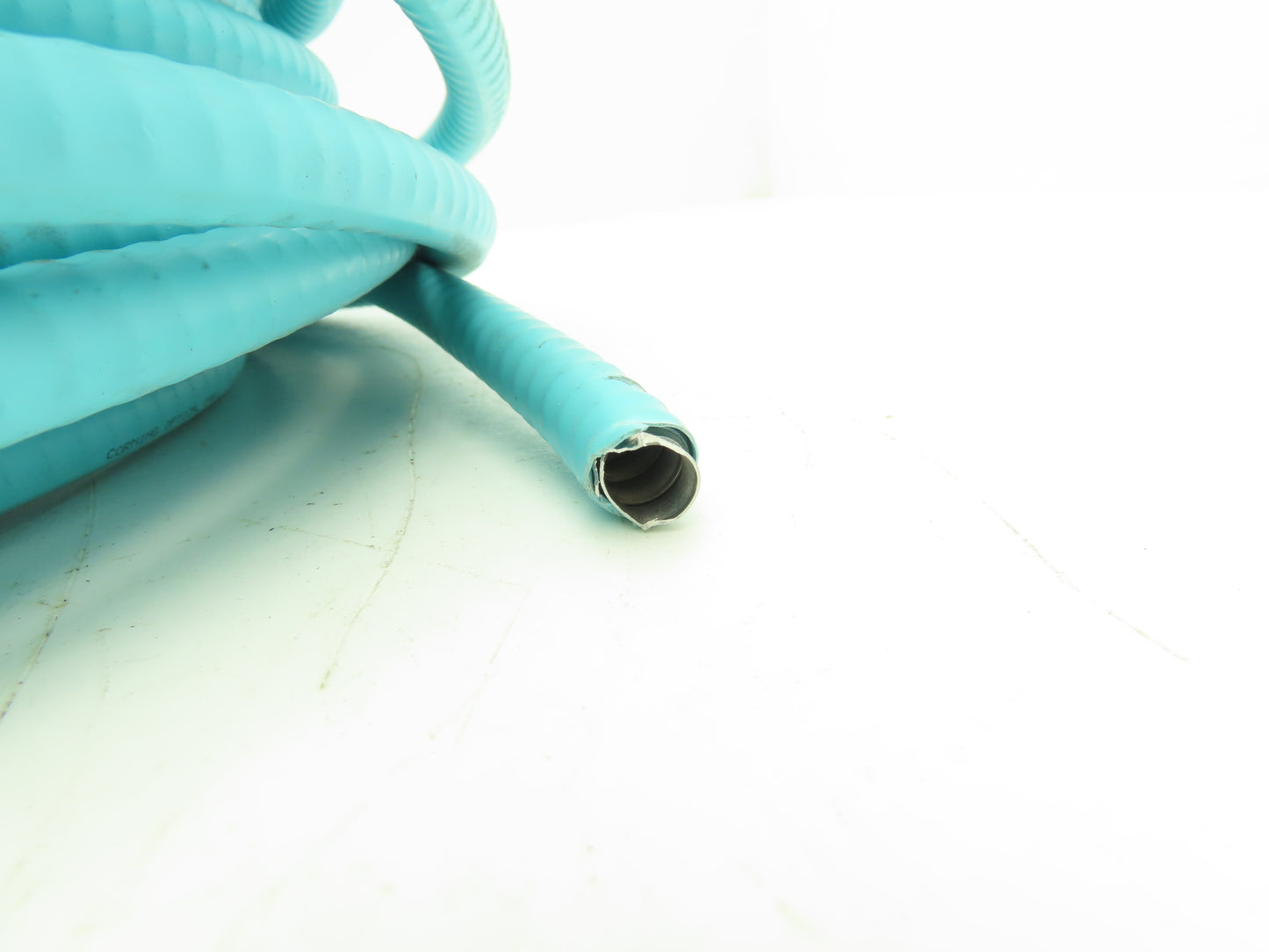 Corning 24-Fiber Optic MIC Tight-Buffered Interlocking Armored Plenum Cable 96'