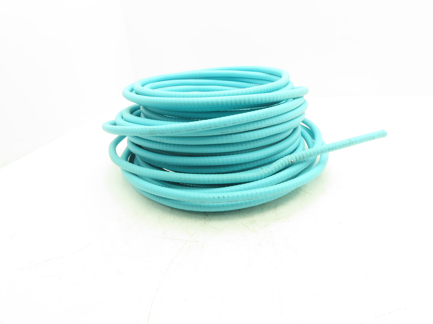 Corning 24-Fiber Optic MIC Tight-Buffered Interlocking Armored Plenum Cable 96'
