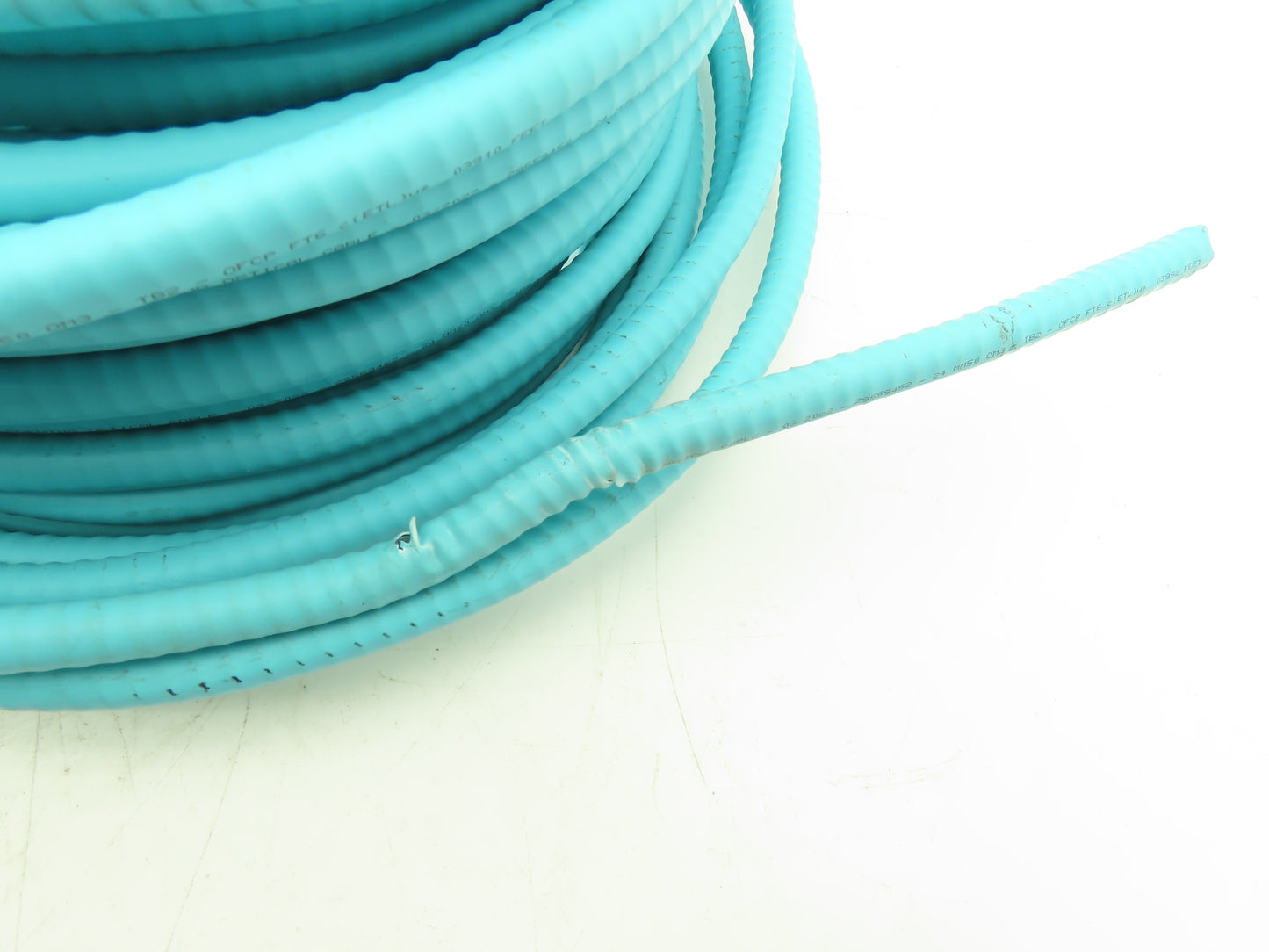Corning 24-Fiber Optic MIC Tight-Buffered Interlocking Armored Plenum Cable 96'