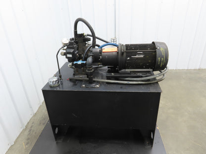 US Motors Hydraulic Power Unit 50 Gallon 5Hp 208-230/460V 3PH