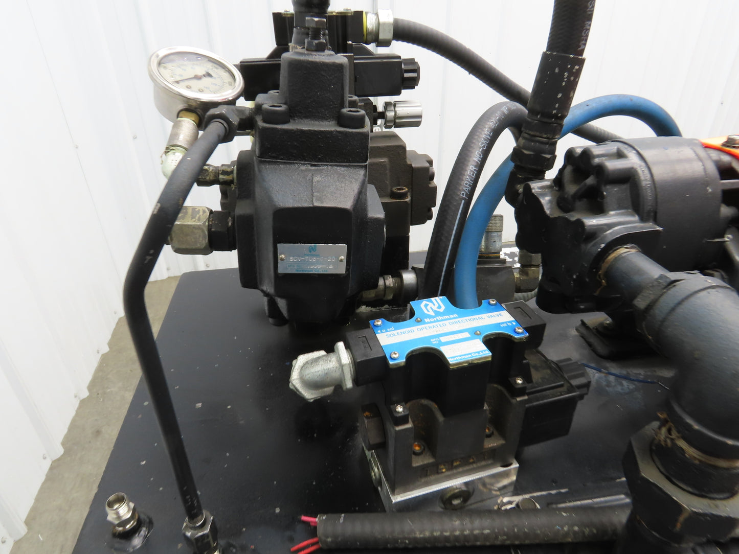 US Motors Hydraulic Power Unit 50 Gallon 5Hp 208-230/460V 3PH