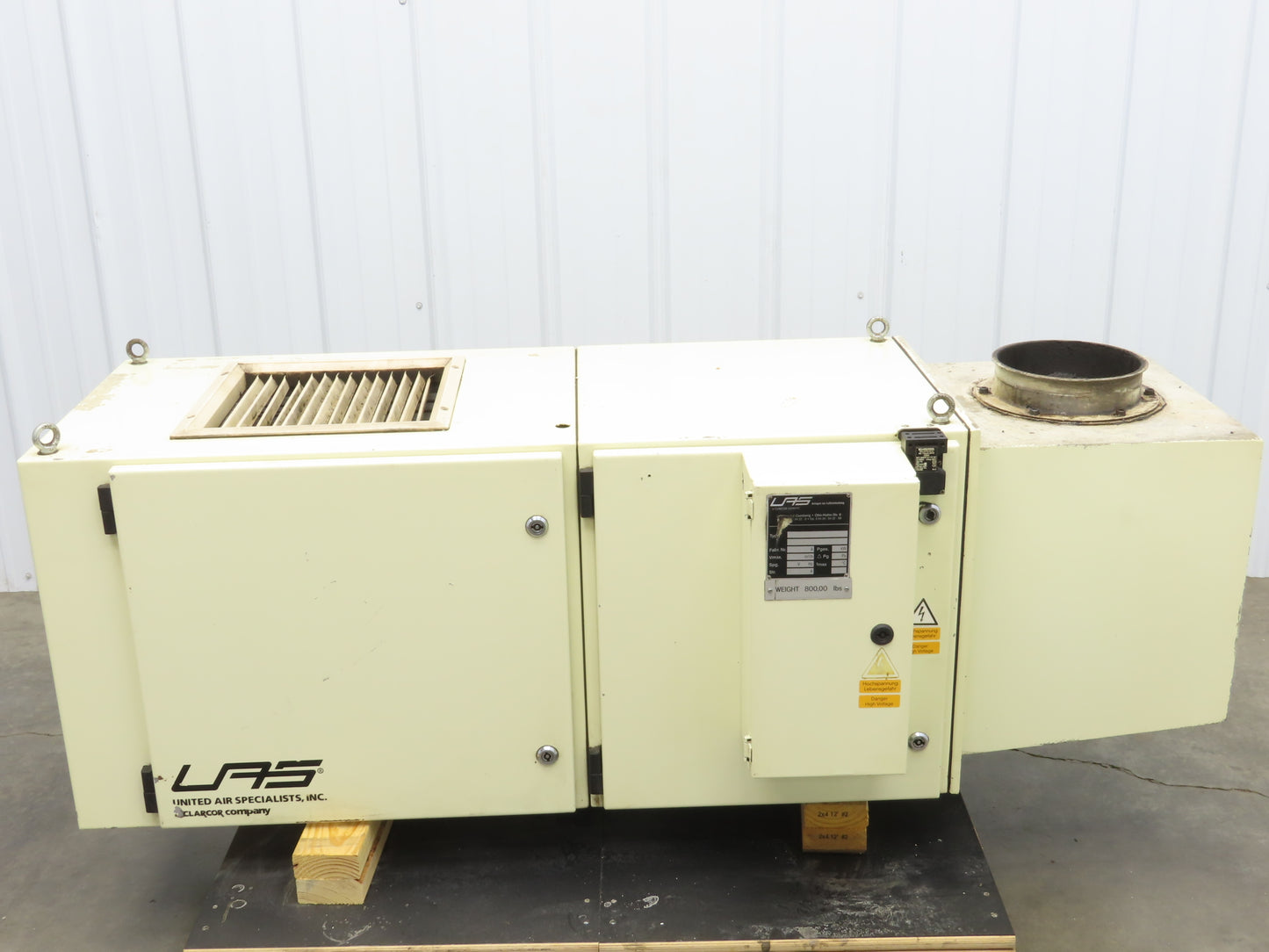 UAS Smog Hog Industrial Electronic Air Cleaner Overhead Filter 480V
