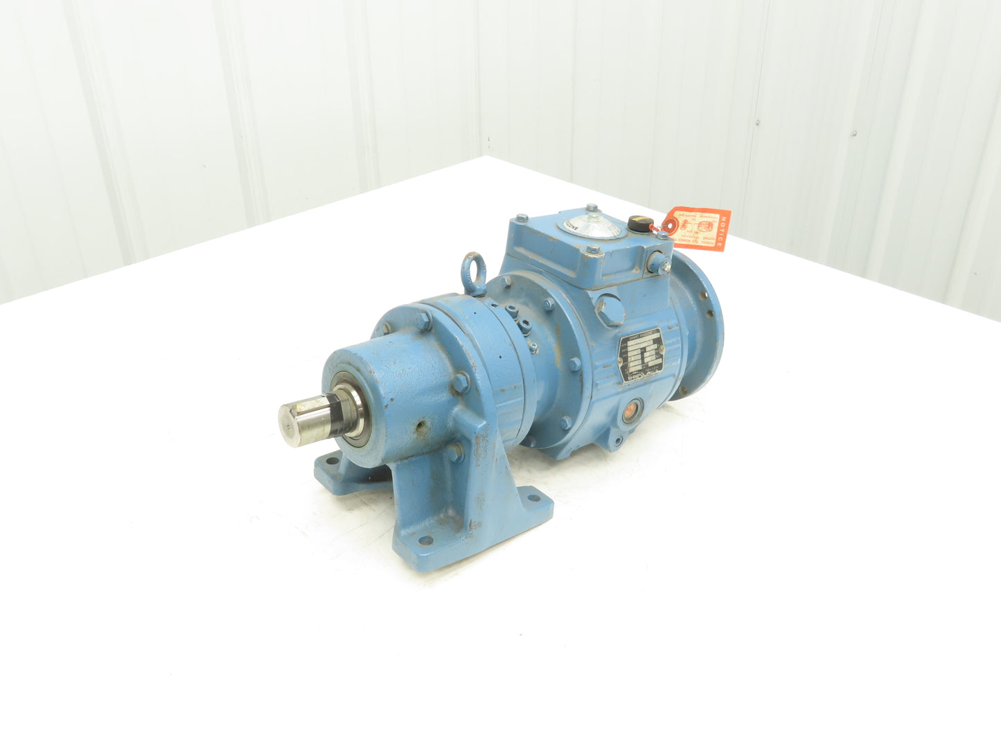 Nidec Shimpo RXC-750 Ringcone Inline Gearbox 0-18 RPM Adjustable Speed .75Hp 56C