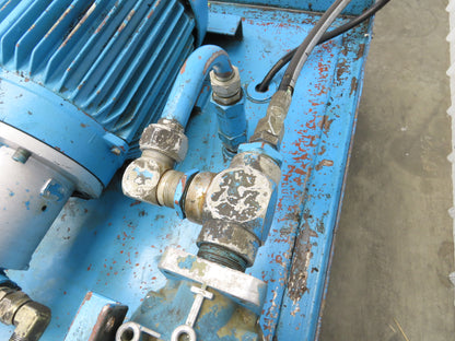 Vickers Hydraulic Power Unit 60 Gallon 21gpm 2500psi 15Hp 230/460V 3PH