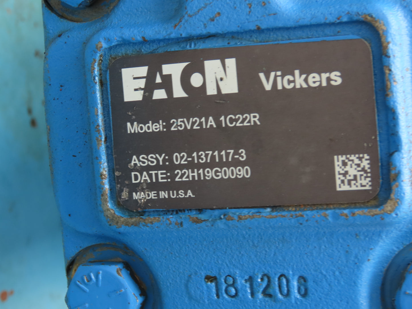 Vickers Hydraulic Power Unit 60 Gallon 21gpm 2500psi 15Hp 230/460V 3PH