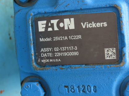 Vickers Hydraulic Power Unit 60 Gallon 21gpm 2500psi 15Hp 230/460V 3PH