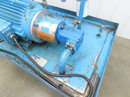 Vickers Hydraulic Power Unit 60 Gallon 21gpm 2500psi 15Hp 230/460V 3PH