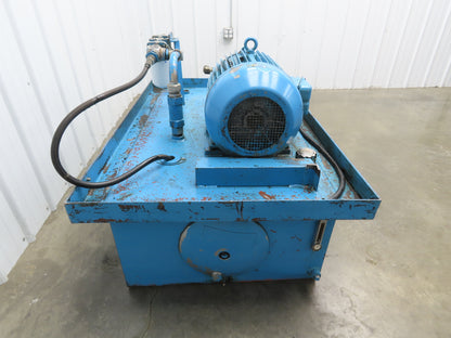 Vickers Hydraulic Power Unit 60 Gallon 21gpm 2500psi 15Hp 230/460V 3PH