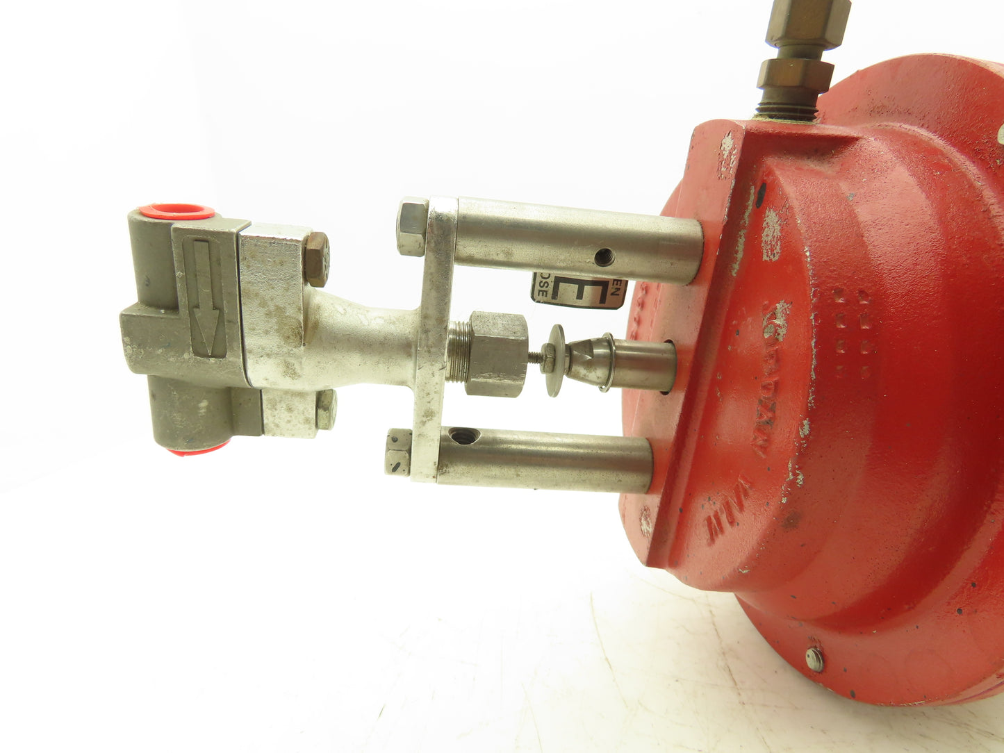 Jordan 708TP Pneumatic Diaphragm Flow Control Valve 1/4"NPT w/Positioner 73N-B