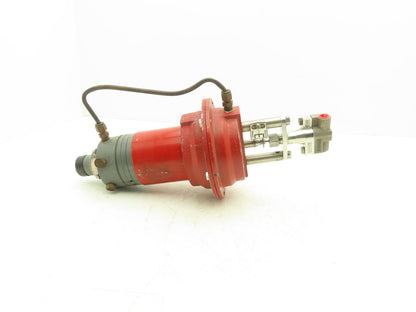 Jordan 708TP Pneumatic Diaphragm Flow Control Valve 1/4"NPT w/Positioner 73N-B