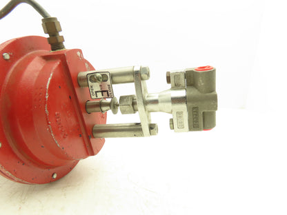 Jordan 708TP Pneumatic Diaphragm Flow Control Valve 1/4"NPT w/Positioner 73N-B