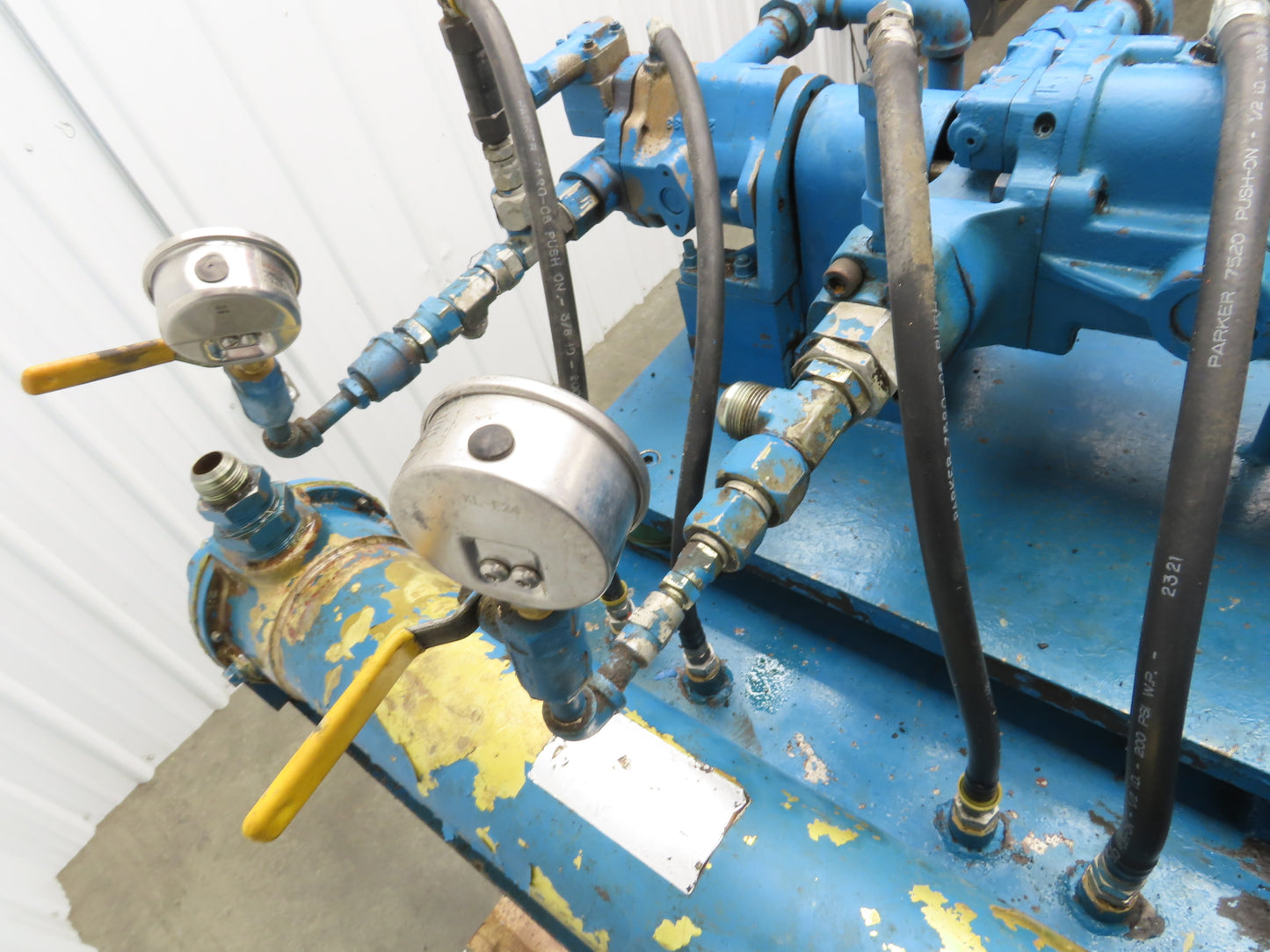 Eaton Vickers Hydraulic Power Unit 120 Gallon 29 GPM 3000PSI 30Hp 230/460V 3Ph
