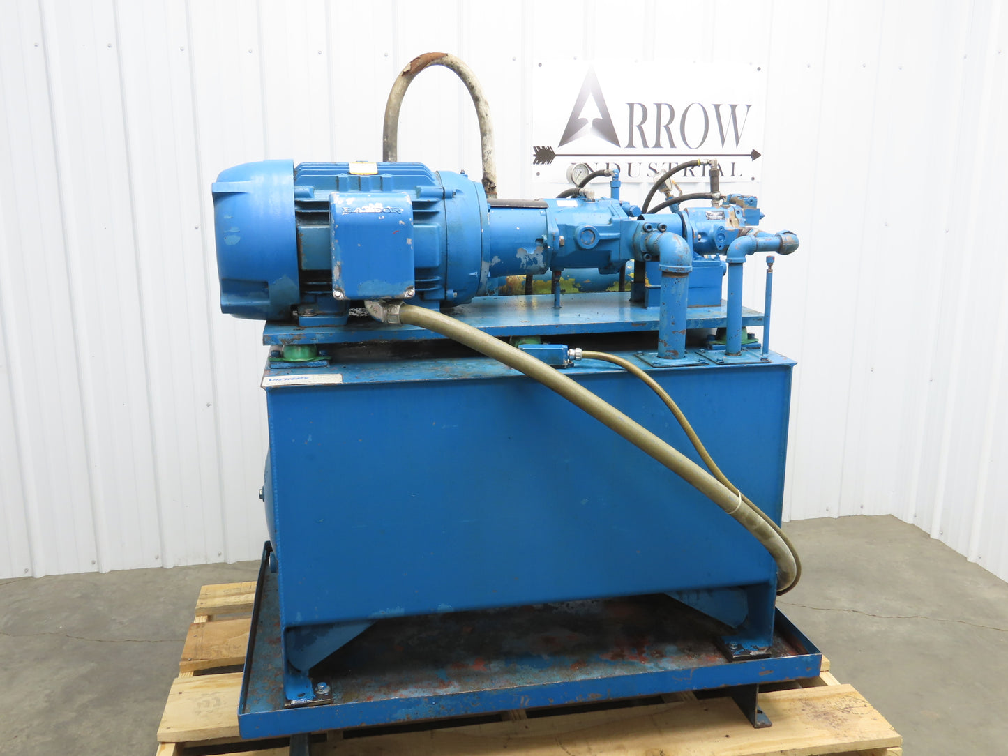 Eaton Vickers Hydraulic Power Unit 120 Gallon 29 GPM 3000PSI 30Hp 230/460V 3Ph