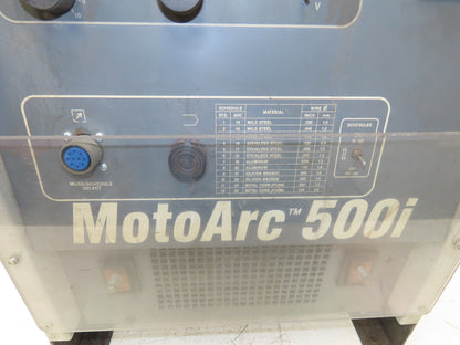 Motoman Motoarc 500i Robot Mig Welder 500A 460 VAC 3PH 100% Duty