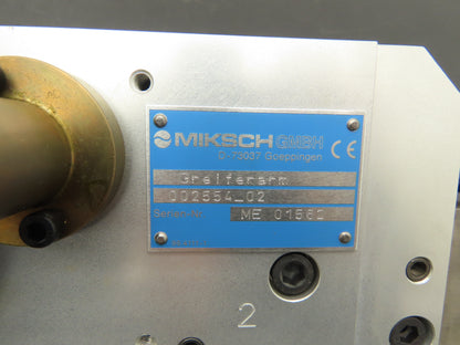 Miksch HSK-A63 Tool Changer Gripper Arm Greiferarm 002554-02
