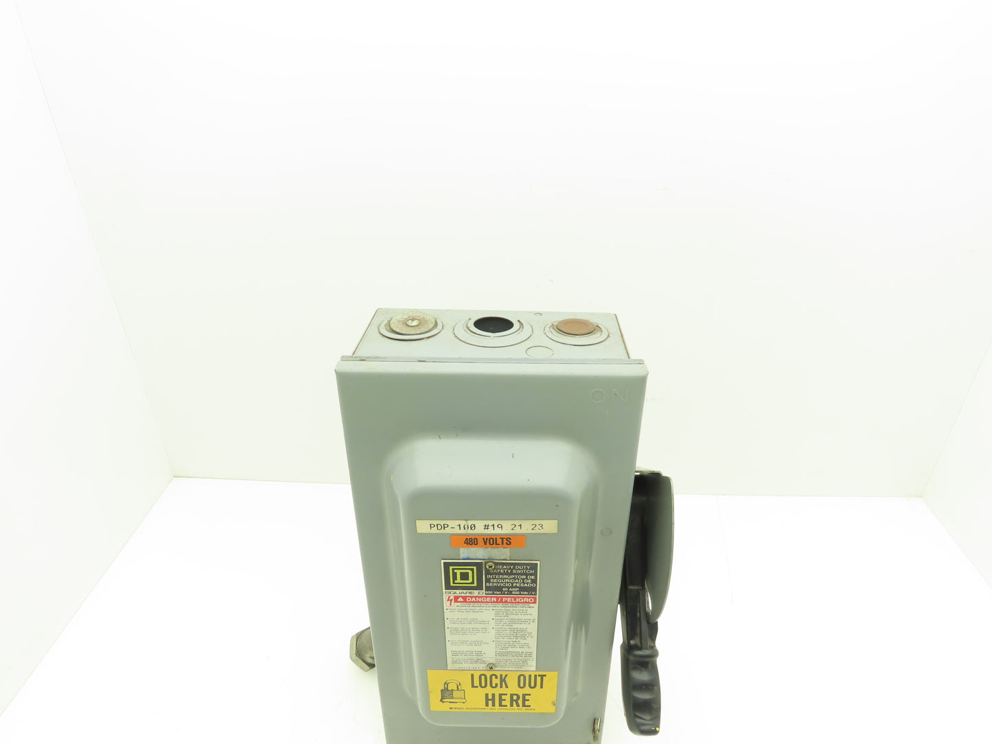 Square D H362 Heavy Duty Fused Safety Disconnect Switch 60A 600VAC Series F1